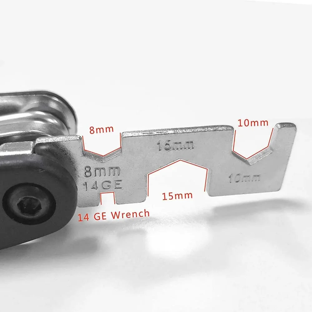 16-in-1 Portable Repair Tool Kit for Motorcycle & Bicycle