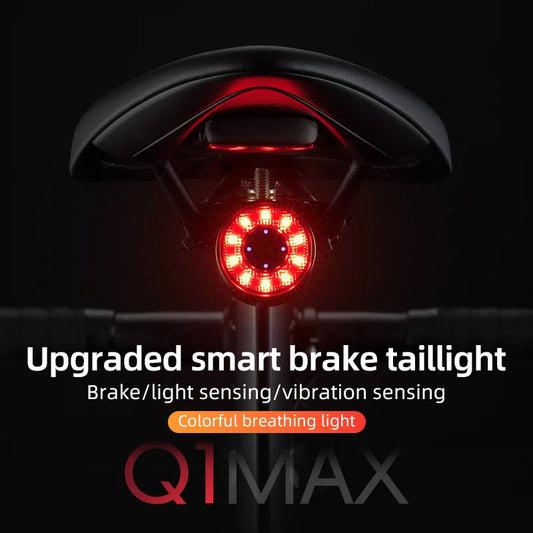 Smart Sensing Waterproof Bike Rear Taillight