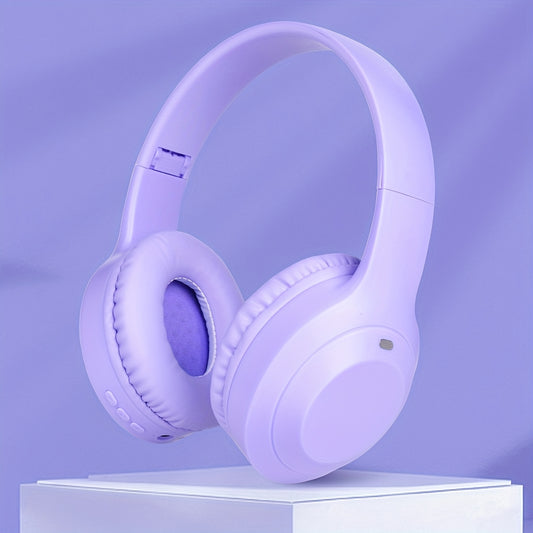 Wireless Earphones, 48 Hour Standby Time, Large Battery, Wireless Earphones, Foldable Design, Lightweight And High Fidelity Sound Quality, Comfortable to Wear, Gaming Earphones, Running Earphones