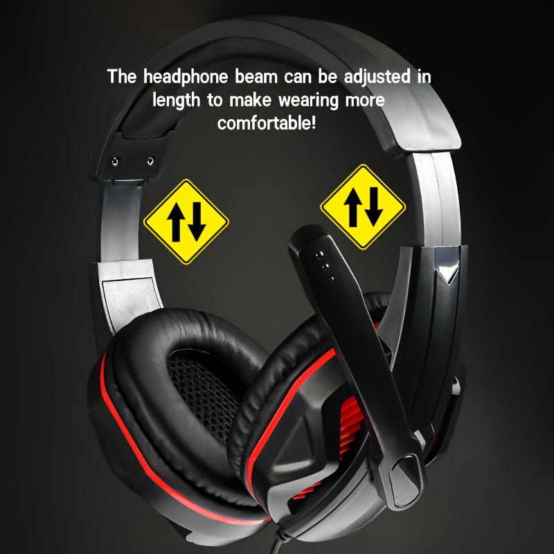 Dual Microphone Comfortable Noise-Canceling Wired Headset for PUBG, Suitable for Calls, Leisure & Sports Activities and Games with Mobile Phones/PC Laptops