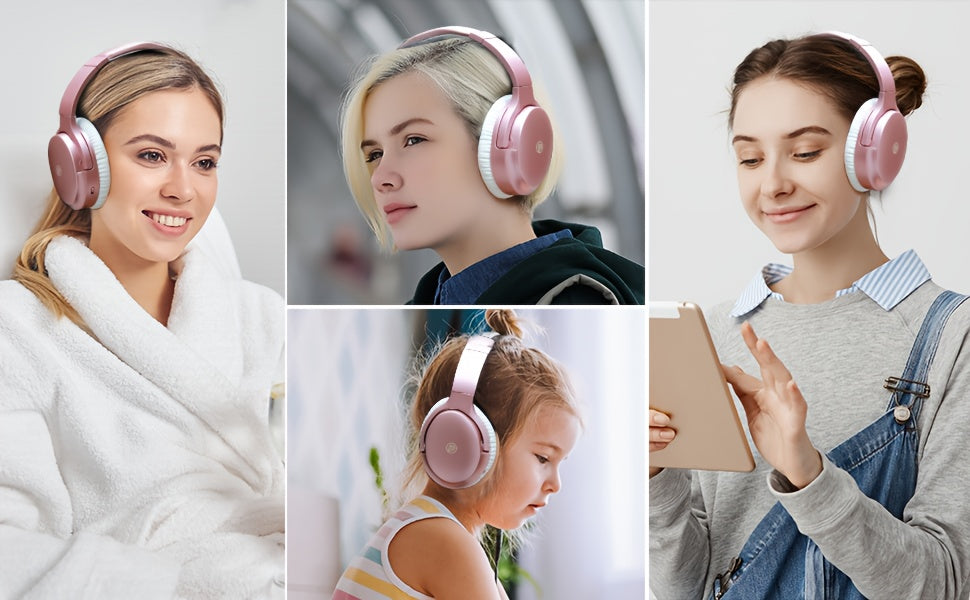 Active Noise Cancelling Headphones With Microphone, Providing 100 Hours Of Playback Time, Over-ear Wireless Headphones With High-fidelity Audio And Deep Bass, Includes A 3.5mm Cable, Soft Ear Cushions, And Fast Charging