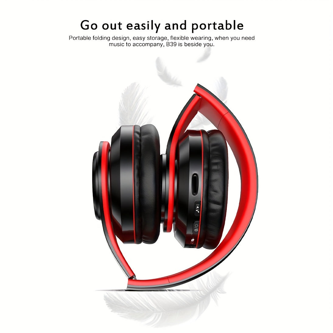Wireless Headphone, Foldable Bluetooth Headphones Over Ear, Wireless Headset for Gaming, Phones, Computers, Electronics Audio Headphone Arrived before Christmas