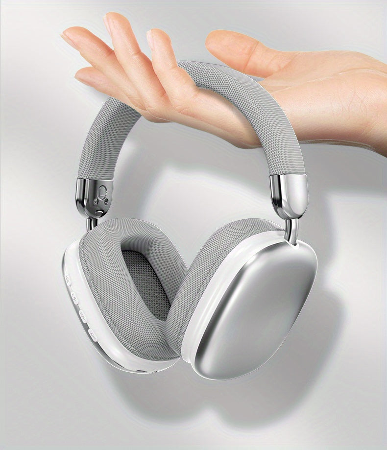 Wireless Earphones, Noise Cancelling And High Sound Quality, 800mAh Battery Life, 48 Hours Of Standby Time, Comfortable And Foldable, Suitable For Sports, Gaming, And Walking, Suitable For Smartphones IO