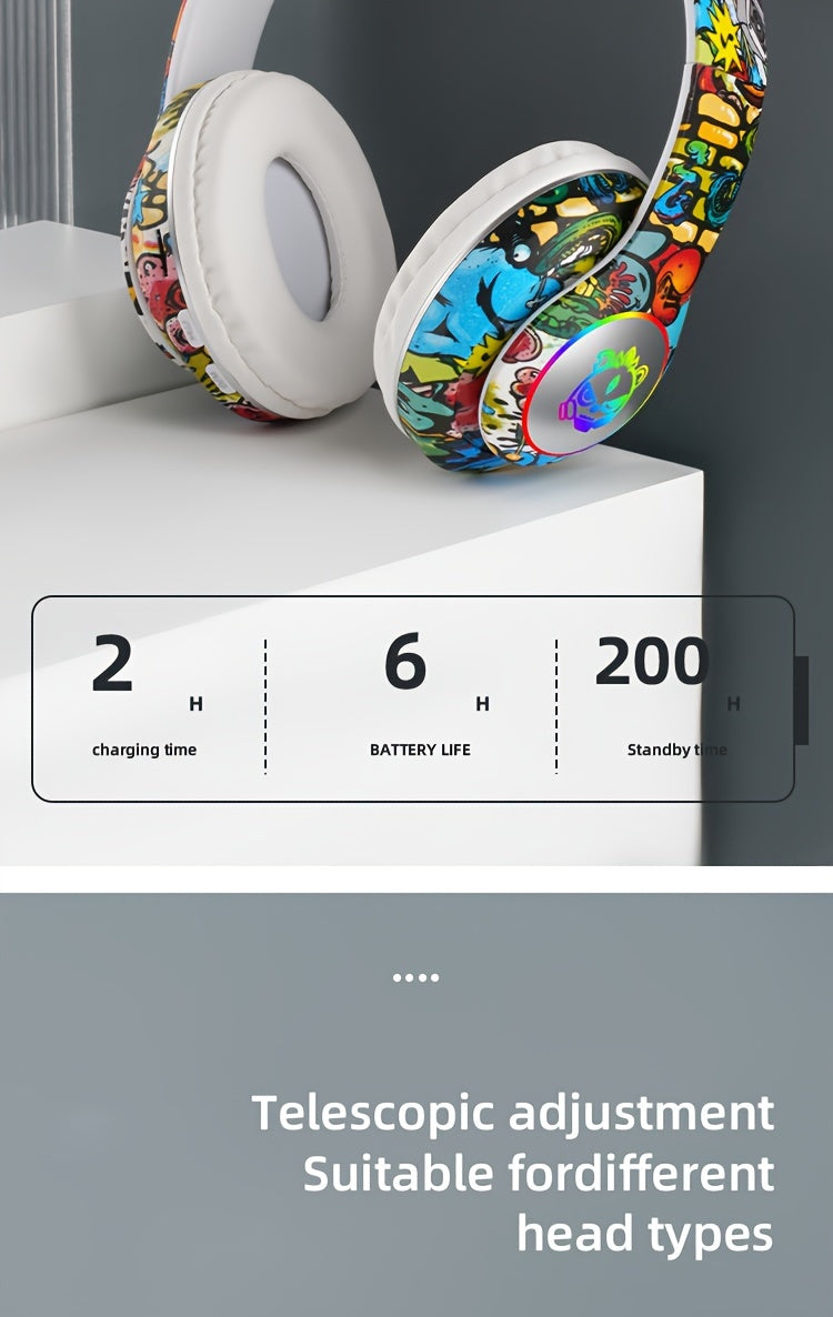 Long Battery Life Wireless Gaming Earbuds | Ultra-Endurance, Stylish, Foldable Design, Ideal Holiday Gift for Phones & Tablets