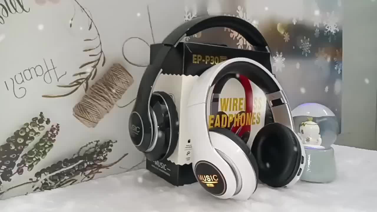 Wireless Noise Cancelling Headphones,Wireless Headphone, Foldable Bluetooth Headphones Over Ear, Wireless Headset for Gaming, Phones, Sports Training & Running