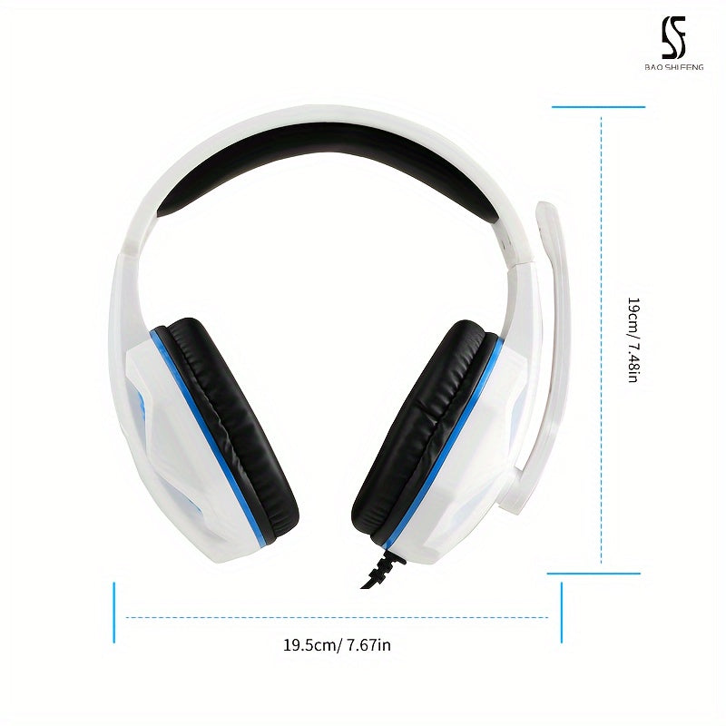 Dual Microphone Comfortable Noise-Canceling Wired Headset for PUBG, Suitable for Calls, Leisure & Sports Activities and Games with Mobile Phones/PC Laptops