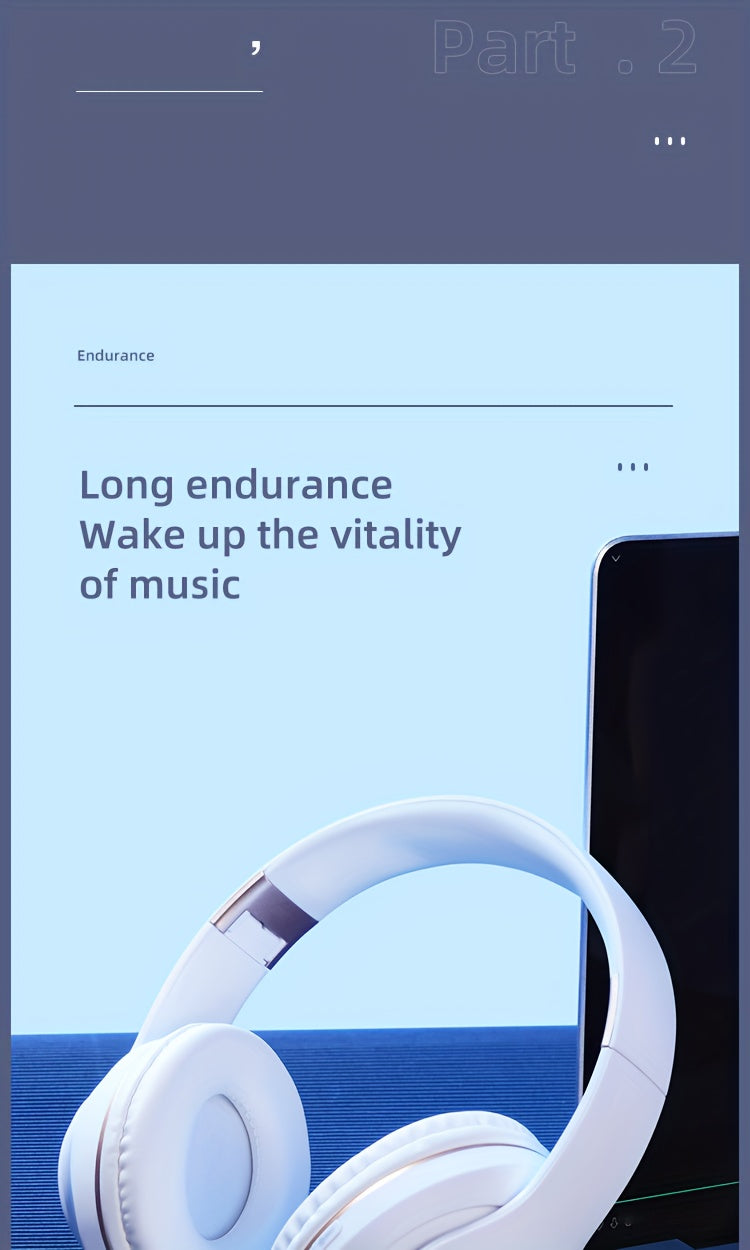 Wireless Headphones with Active Noise Cancellation | Long Battery Life, Foldable Design, Comfortable Sound Isolation for Gaming, Calls, and Music | USB-C Rechargeable, 200mAh Lithium Battery, Perfect Gift