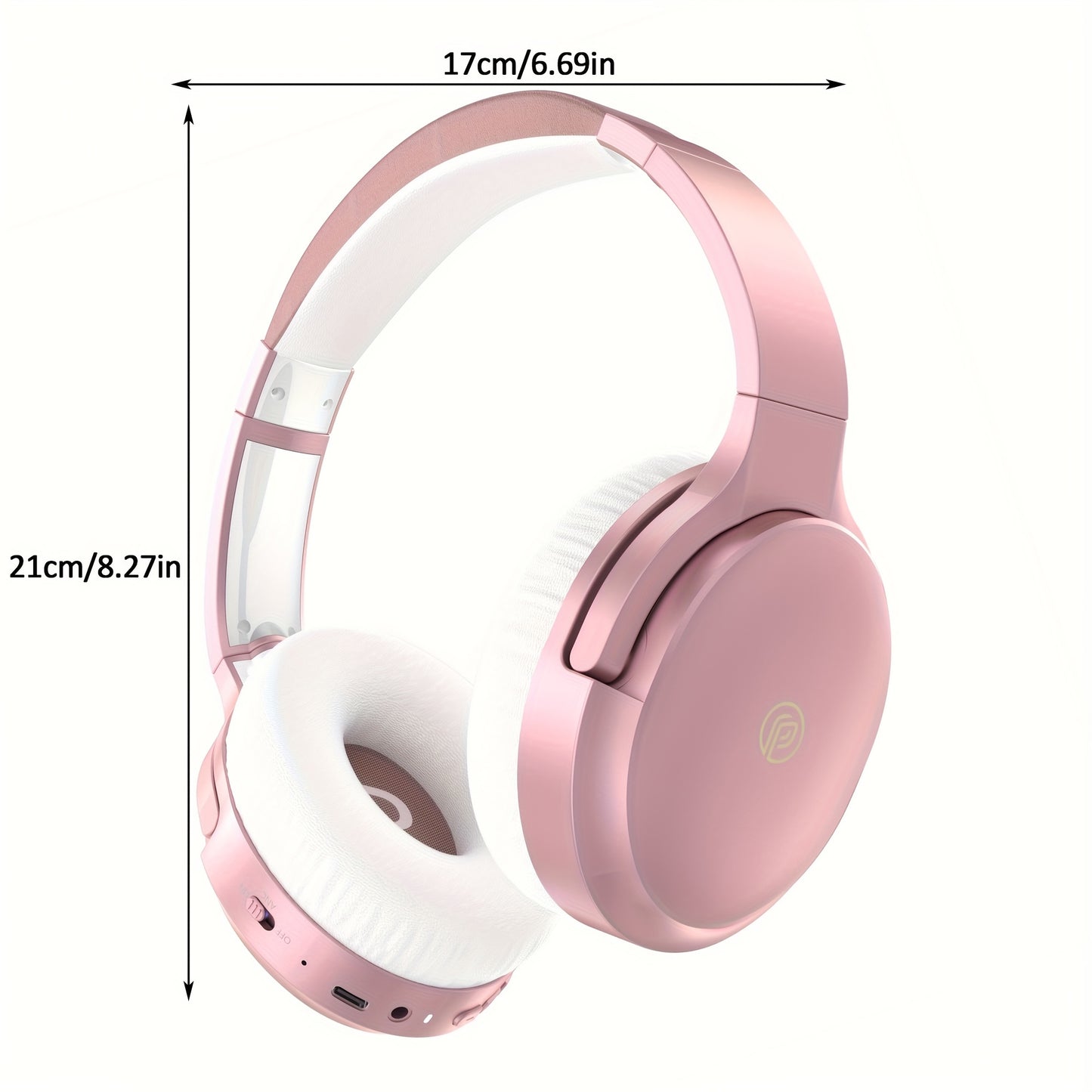 Active Noise Cancelling Headphones With Microphone, Providing 100 Hours Of Playback Time, Over-ear Wireless Headphones With High-fidelity Audio And Deep Bass, Includes A 3.5mm Cable, Soft Ear Cushions, And Fast Charging
