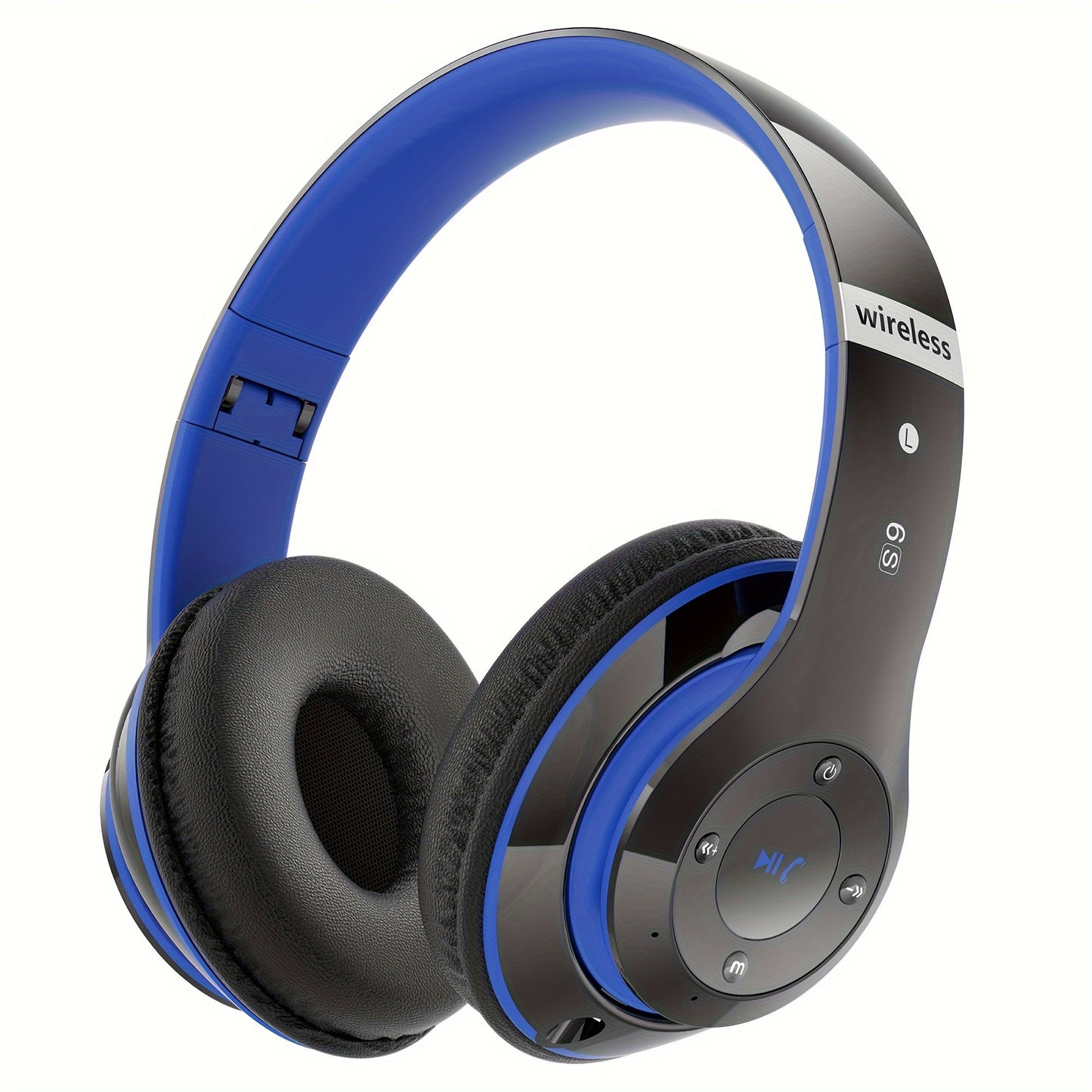 Wireless Headphone, Foldable Bluetooth Headphones Over Ear, Wired & Bluetooth Headset, Gaming, Computers, Gym & Sports