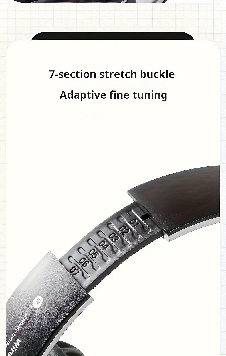 Wireless Noise Cancelling Headphones,Wireless Headphone, Foldable Bluetooth Headphones Over Ear, Wireless Headset for Gaming, Phones, Sports Training & Running