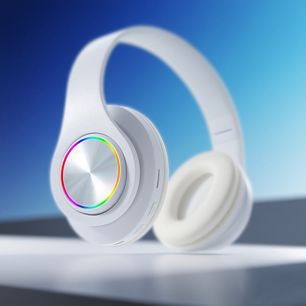 Popular wireless foldable earphones, suitable for tablets/phones/birthdays/Christmas/travel gifts. Head mounted wireless earphones and foldable earplugs