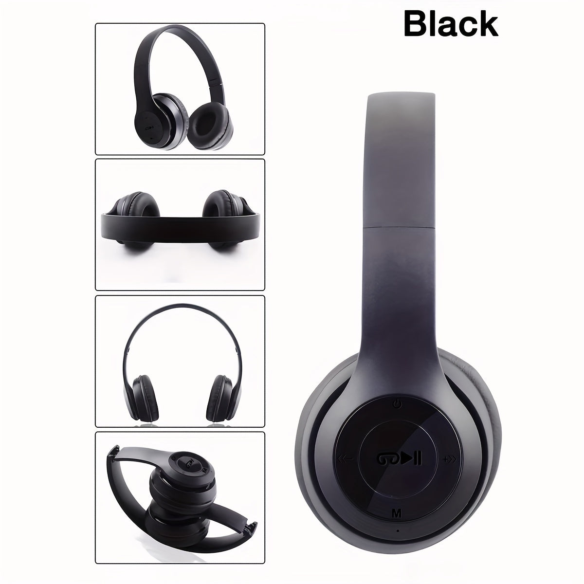 Wireless Over-Ear Headphones, 20H Playtime, Wireless 5.0, Noise Reduction, Comfortable Padded Ear Cups, Foldable Design for Travel & Home, Perfect Gift for Youngsters, Teens, Adults, Women