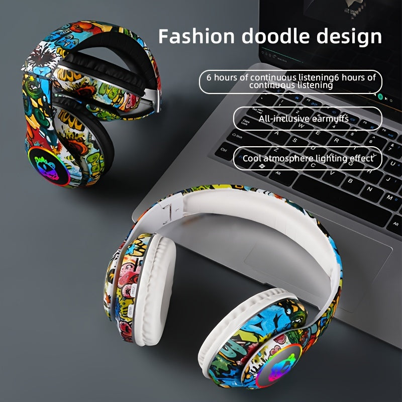 Long Battery Life Wireless Gaming Earbuds | Ultra-Endurance, Stylish, Foldable Design, Ideal Holiday Gift for Phones & Tablets