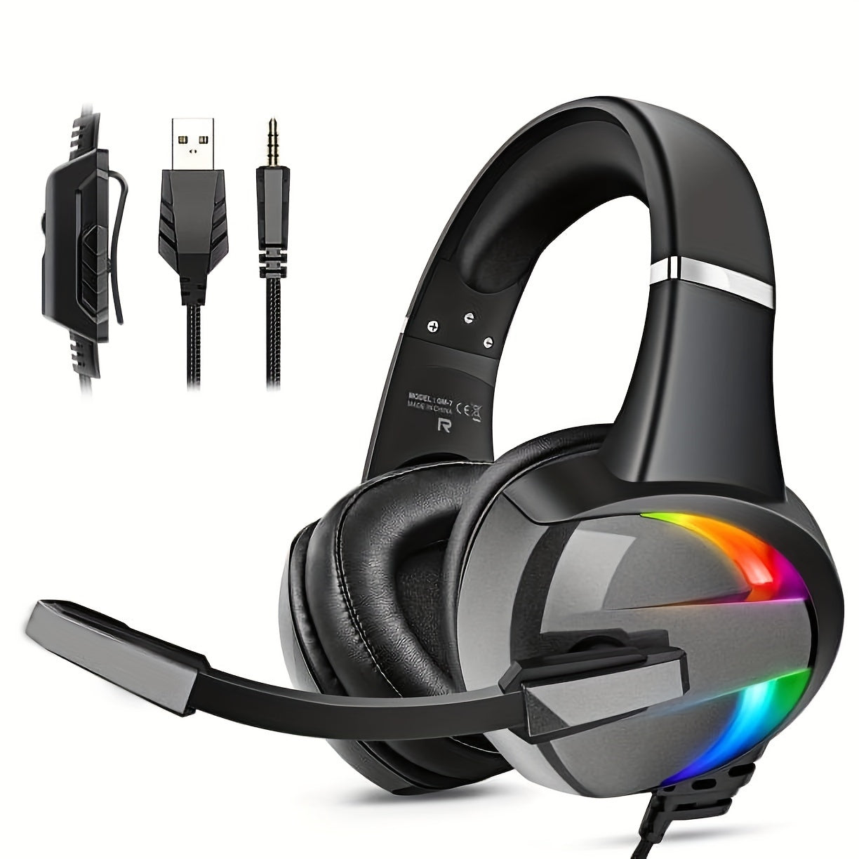 Gaming Bluetooth Headphones Over Ear, Foldable Wireless Headset with Mic, streaming Headphones, Computers, Sports Recovery Sessions