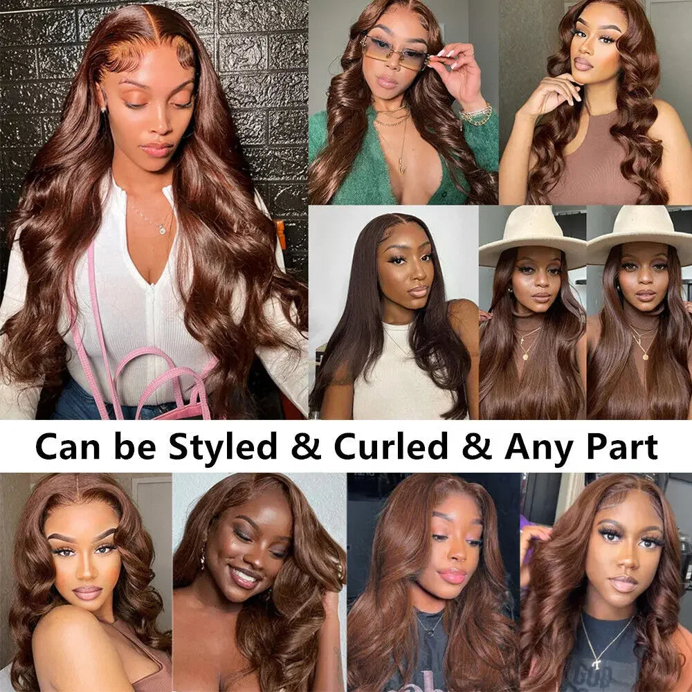 Brazilian Body Wave 13x4 Lace Front Wig – 220 & 250 Density