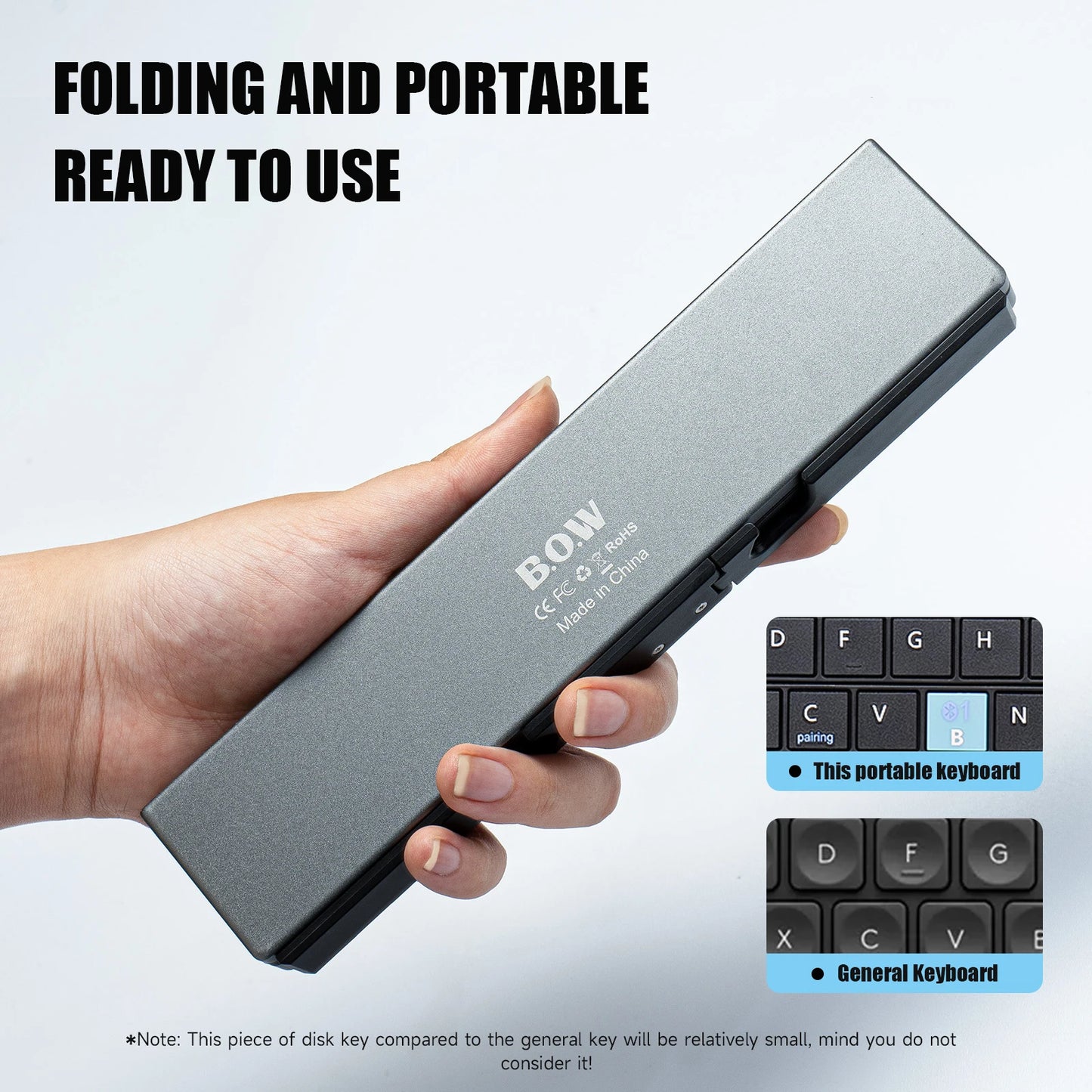Portable Wireless Foldable Keyboard