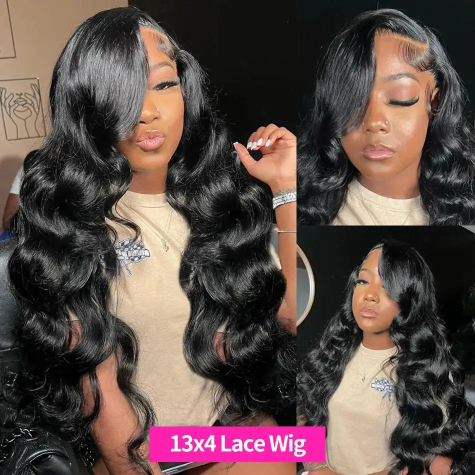 Brazilian Body Wave HD Lace Wig – Transparent Lace, 180 & 200 Density