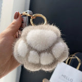 Fluffy Couple Keychain