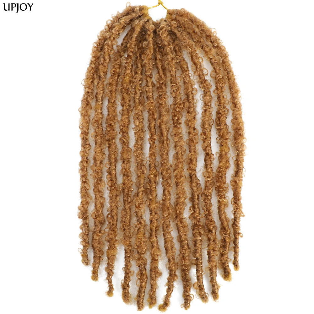 Butterfly Faux Locs Crochet Hair – Pre-Looped, 12" & 14"