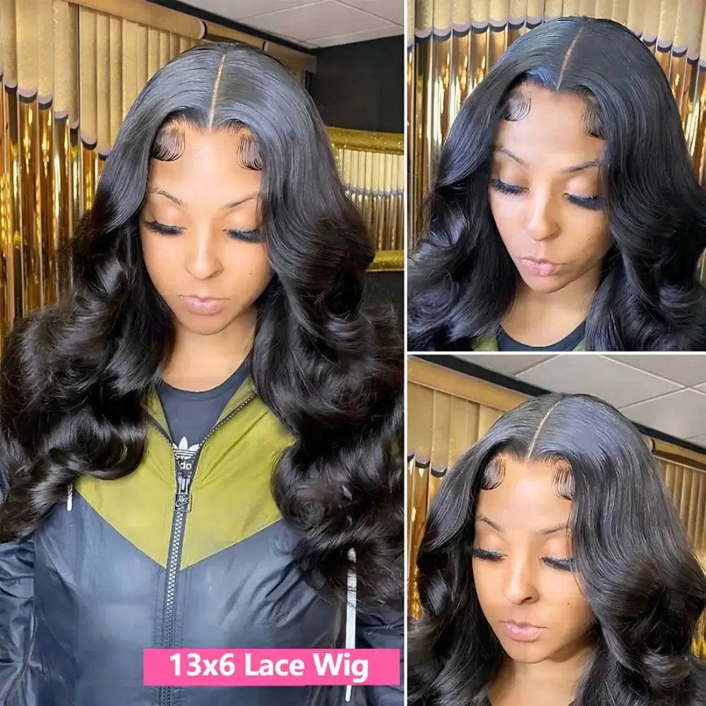 Brazilian Body Wave HD Lace Wig – Transparent Lace, 180 & 200 Density