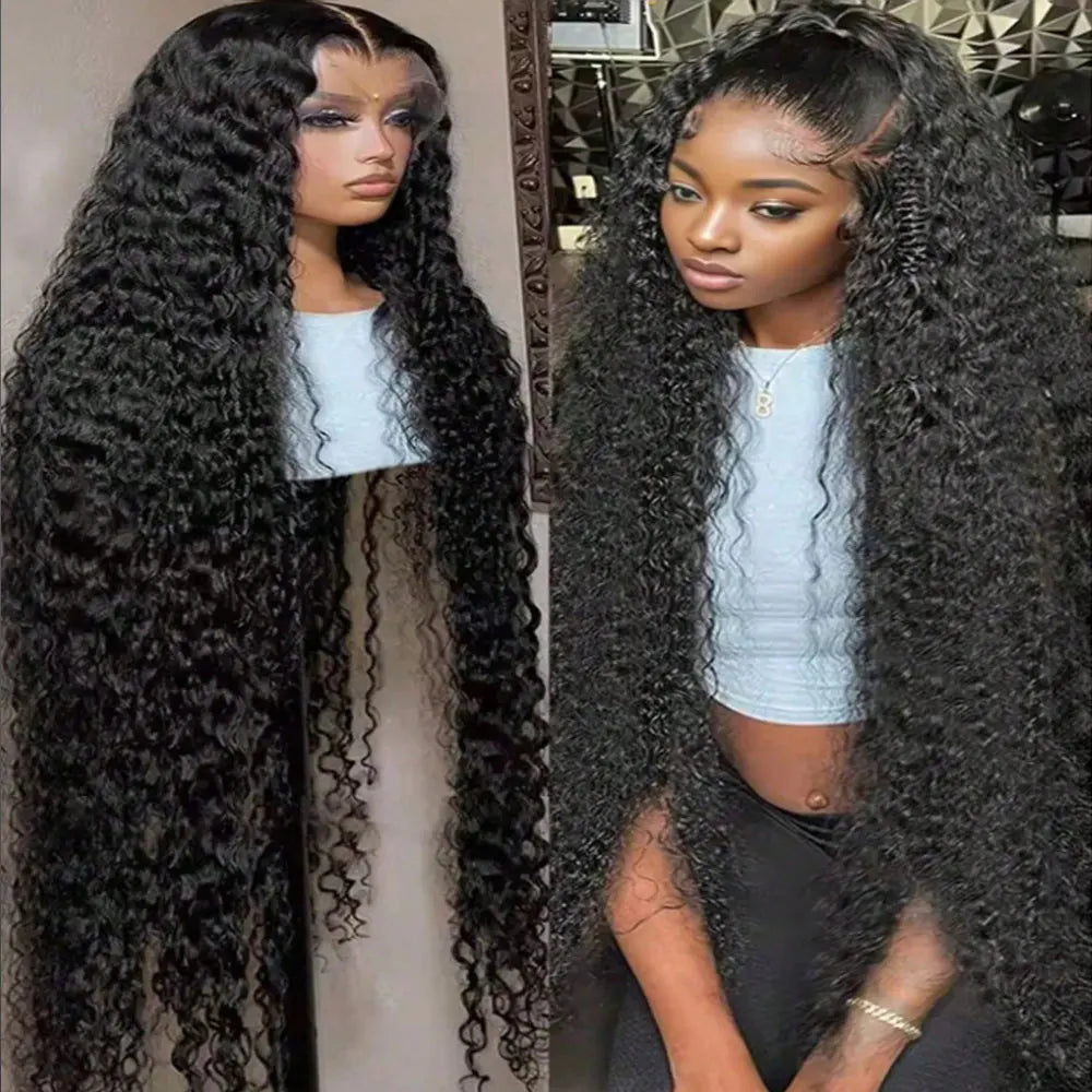 Brazilian Kinky Curly Lace Front Wig – 13x4 & 13x6, 250 Density