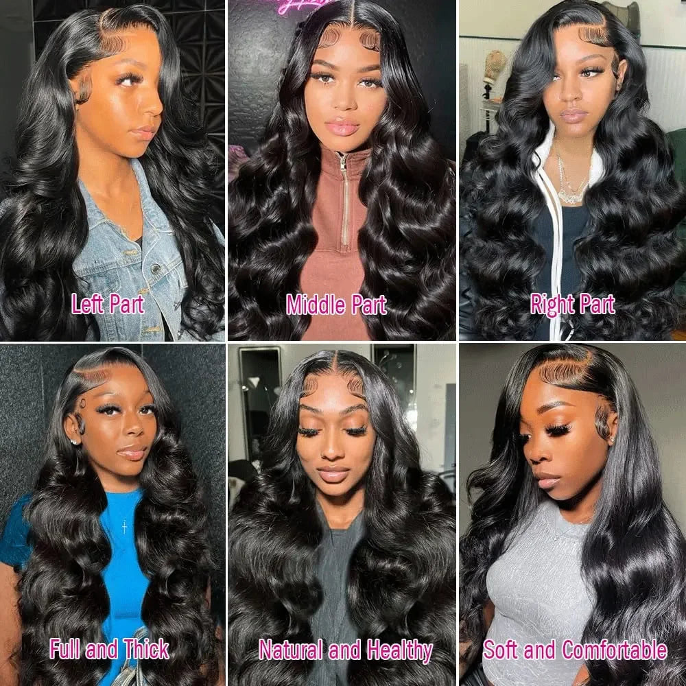 Brazilian Body Wave Lace Wig – 13x4, 13x6 & 5x5, 250 Density