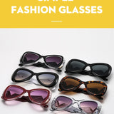 2025 New Fashion Big Frame Cat's Eye Butterfly Women Sunglasses Luxury Designer Men Sunglass Outdoor Travel Eyewear Female UV400