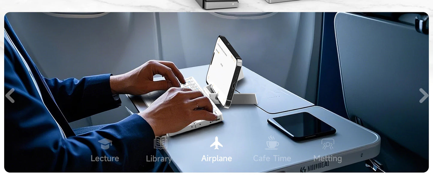 Portable Wireless Foldable Keyboard