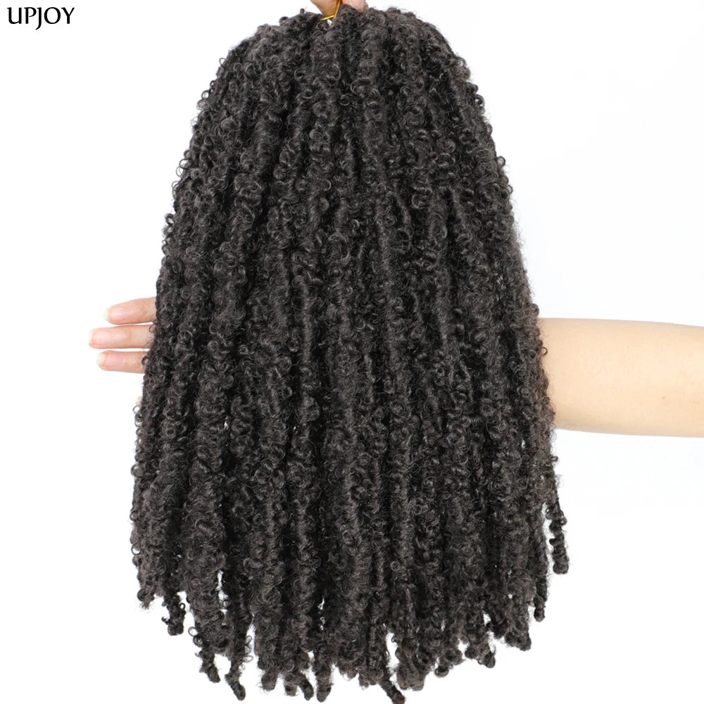 Butterfly Faux Locs Crochet Hair – Pre-Looped, 12" & 14"