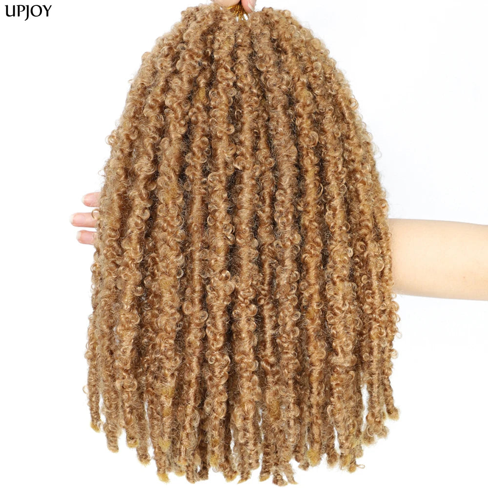 Butterfly Faux Locs Crochet Hair – Pre-Looped, 12" & 14"