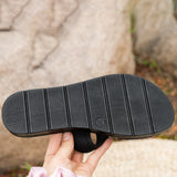 Women's Casual Sporty Sandals Breathable Comfortable Skin-Friendly Flat Bottom Slip-On Slippers