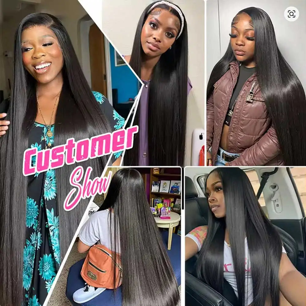 Brazilian Bone Straight Lace Wig — Remy Human Hair