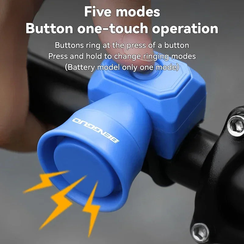 120 dB Waterproof Electronic Bicycle Horn