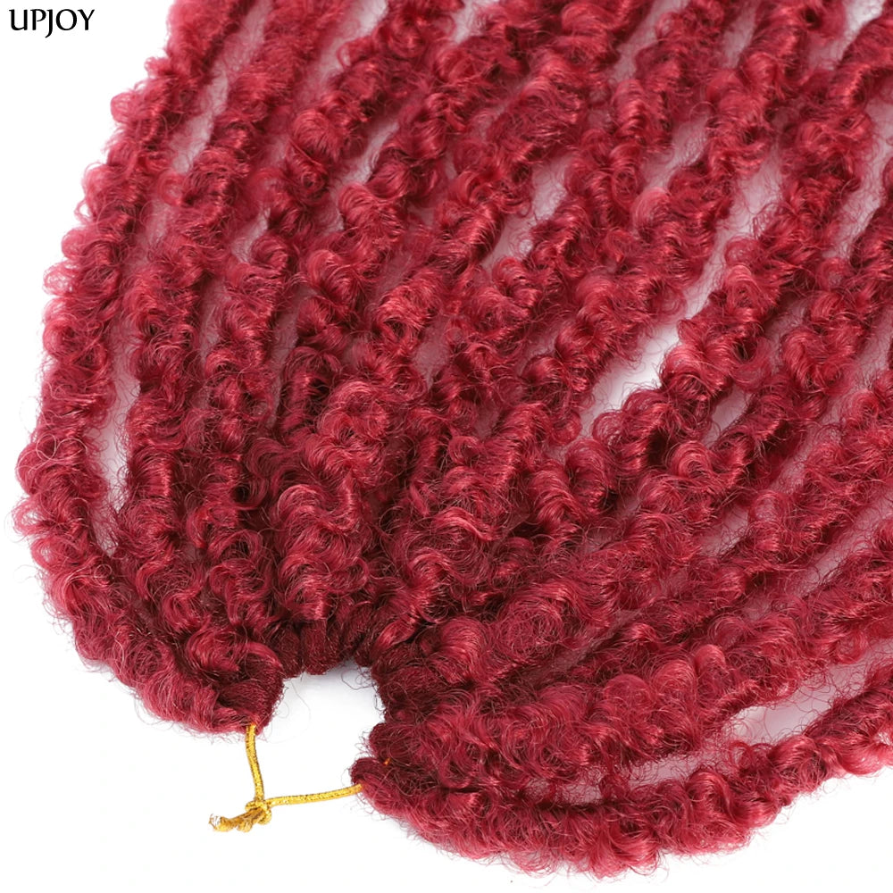 Butterfly Faux Locs Crochet Hair – Pre-Looped, 12" & 14"