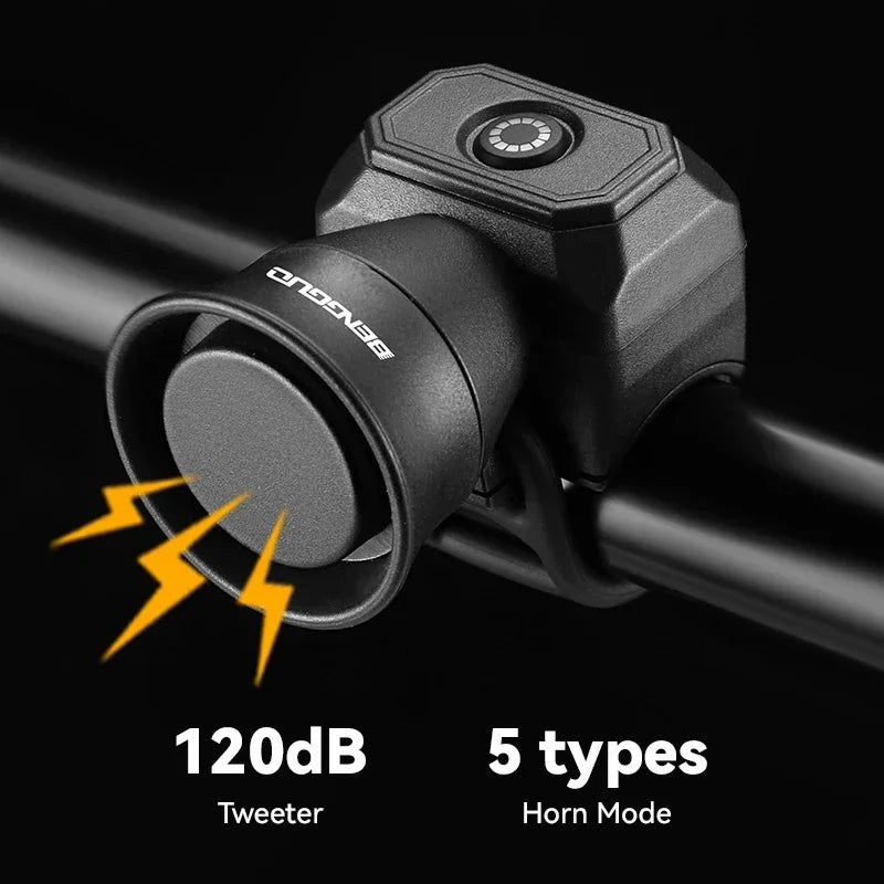 120 dB Waterproof Electronic Bicycle Horn
