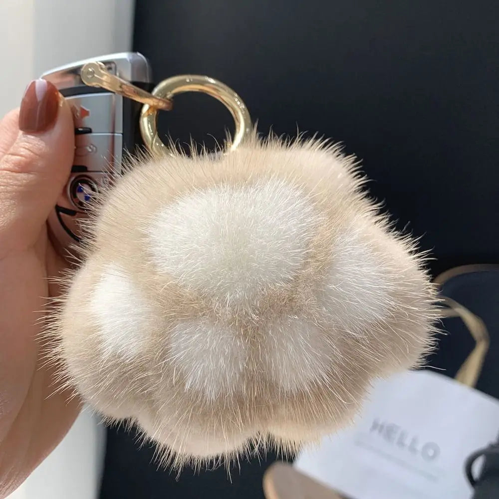 Fluffy Couple Keychain