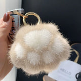 Fluffy Couple Keychain