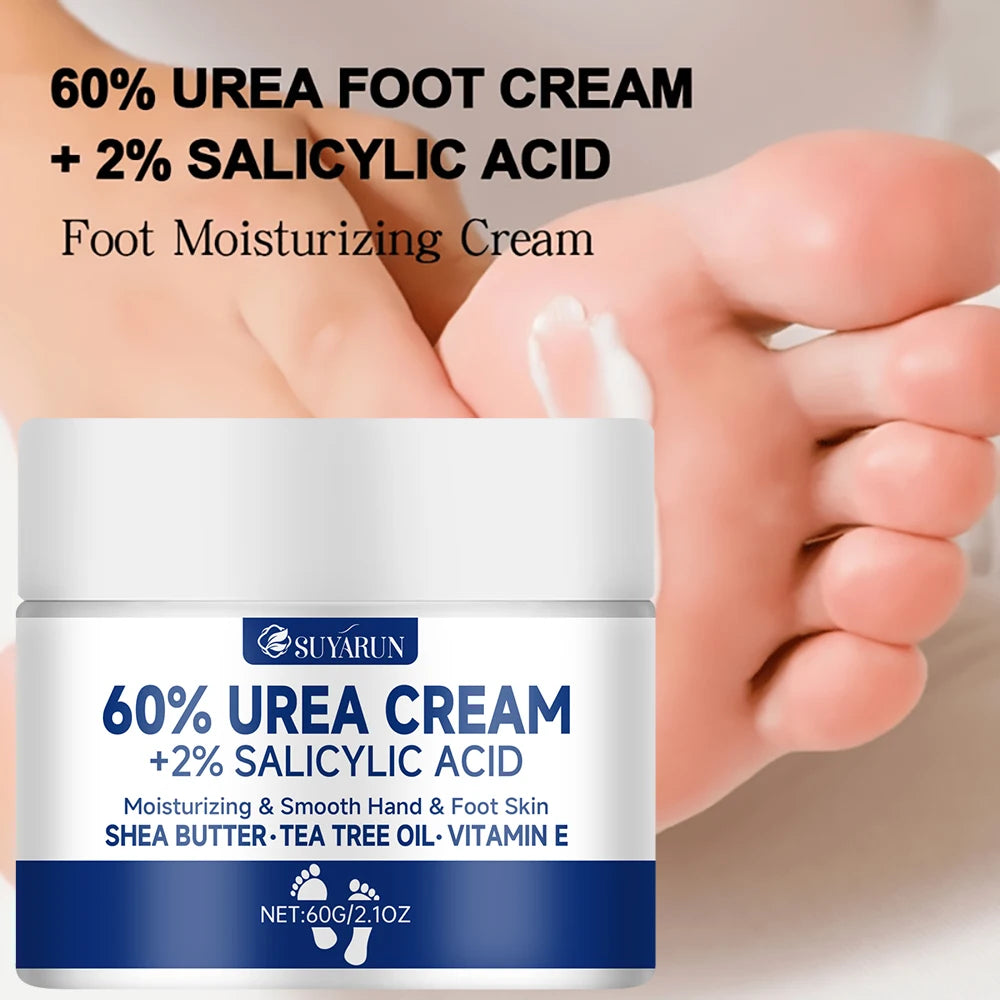 Fast Action 60% Urea Foot Cream – Heal Cracked Heels in Days