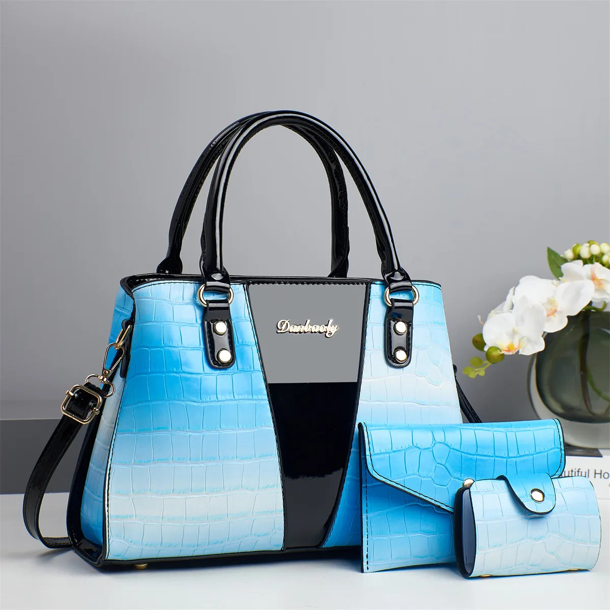 The Maison Trio — Signature Crossbody & Shoulder Bag Set