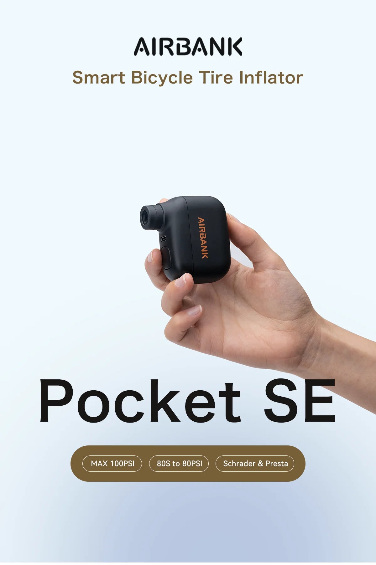 Airbank Pocket SE Mini Electric Bike Pump