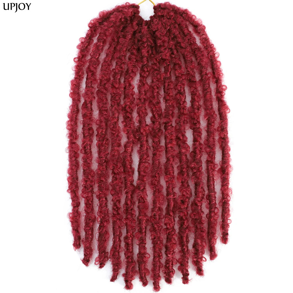 Butterfly Faux Locs Crochet Hair – Pre-Looped, 12" & 14"