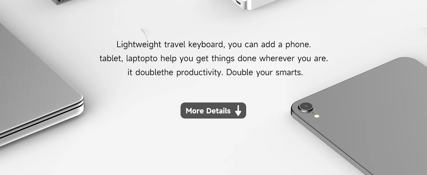 Portable Wireless Foldable Keyboard