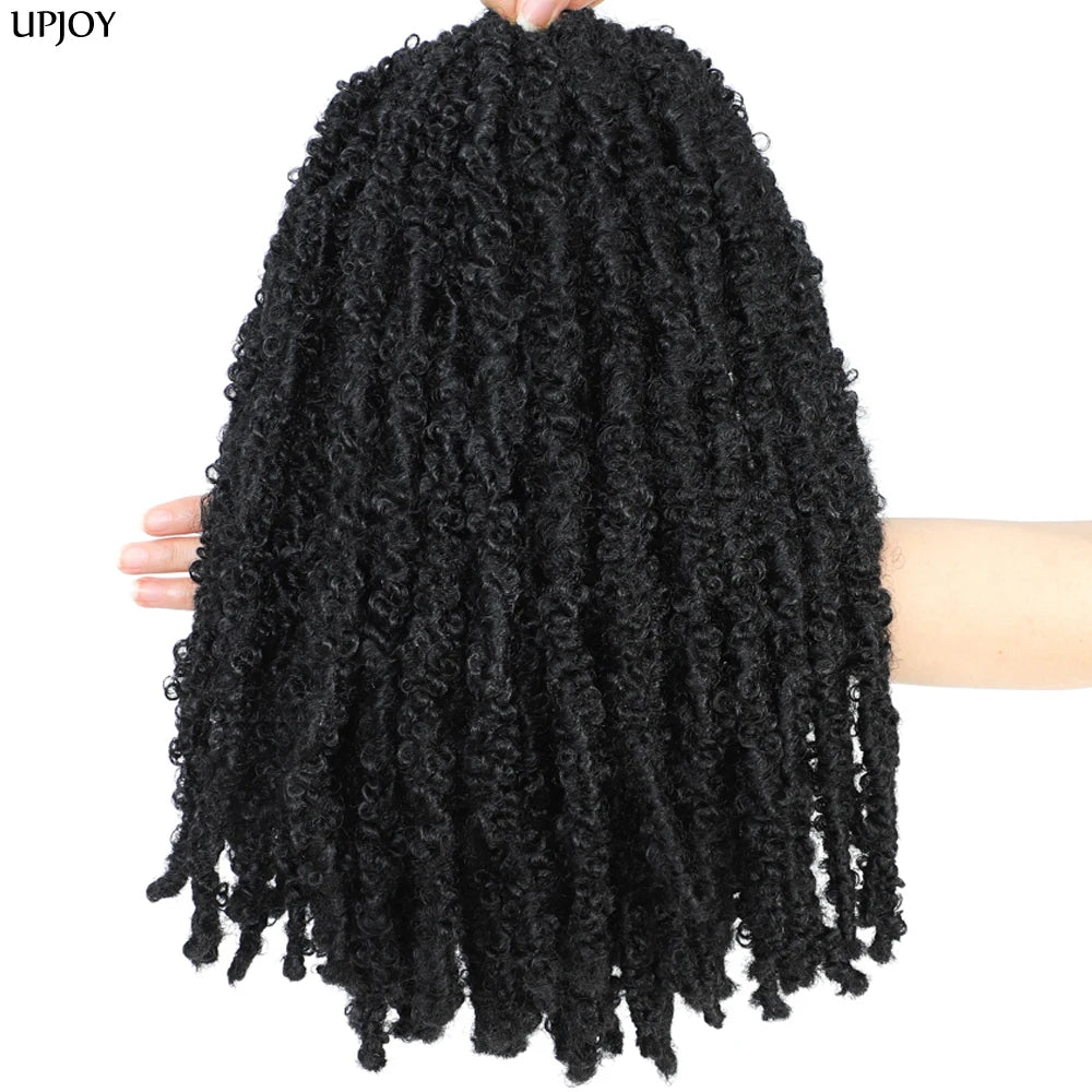 Butterfly Faux Locs Crochet Hair – Pre-Looped, 12" & 14"