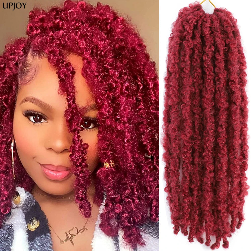 Butterfly Faux Locs Crochet Hair – Pre-Looped, 12" & 14"