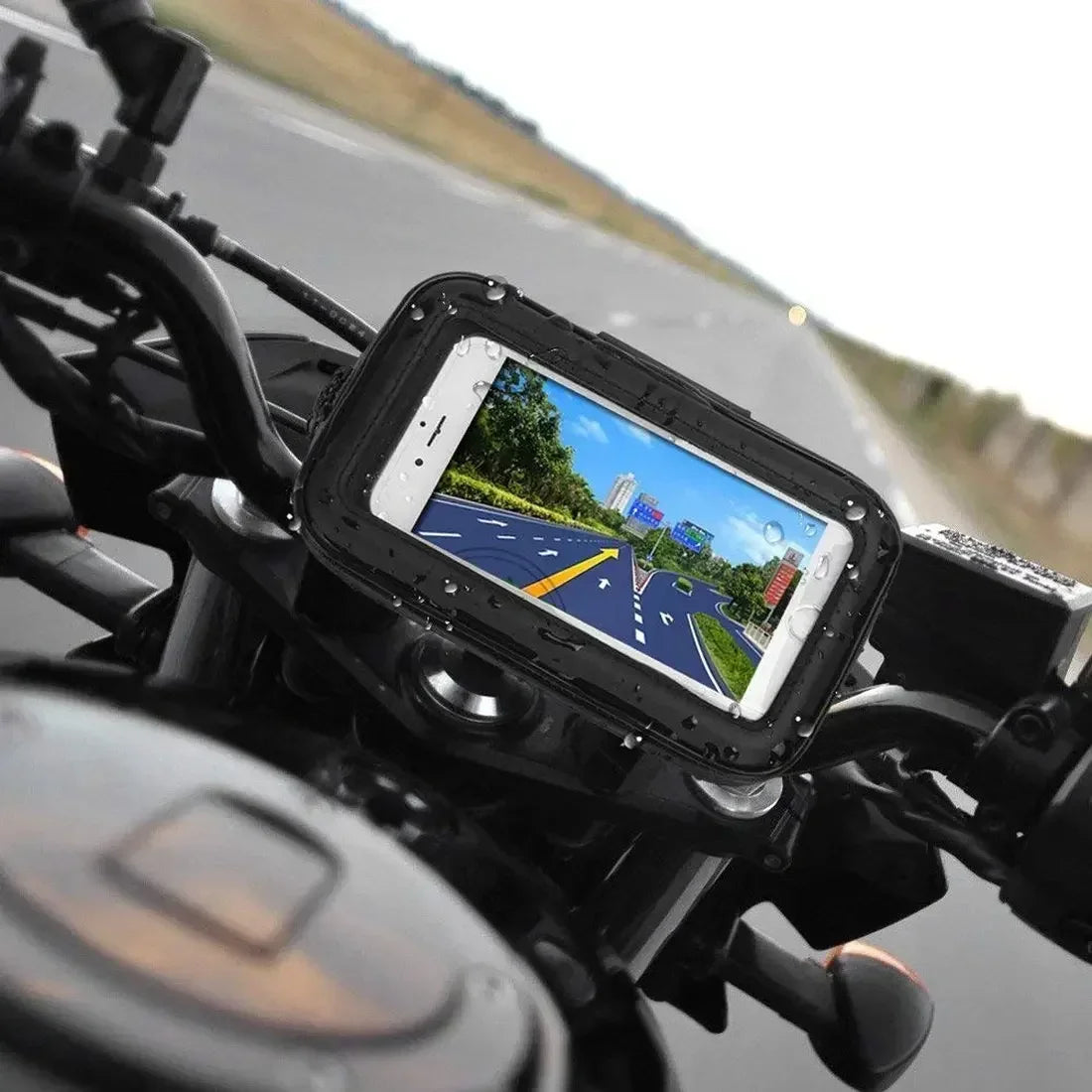 360° Handlebar Phone Mount for Motorcycle & Bicycle