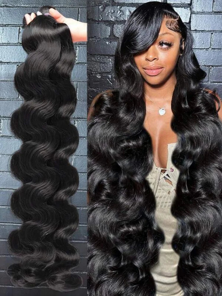 Brazilian Body Wave Hair  – Four Bundles