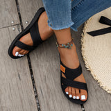 Fashionable and Versatile Sports-Style Women's Sandals, Mesh Breathable, Comfortable and Skin-Friendly, Suitable for Both Indoor and Outdoor Wear, Flat Sandals