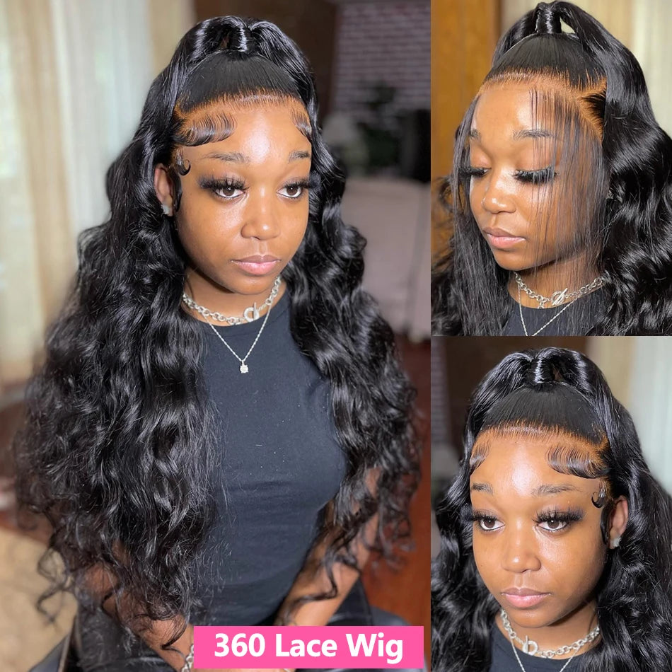 Brazilian Body Wave HD Lace Wig – Transparent Lace, 180 & 200 Density