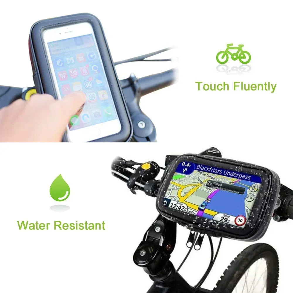 360° Handlebar Phone Mount for Motorcycle & Bicycle