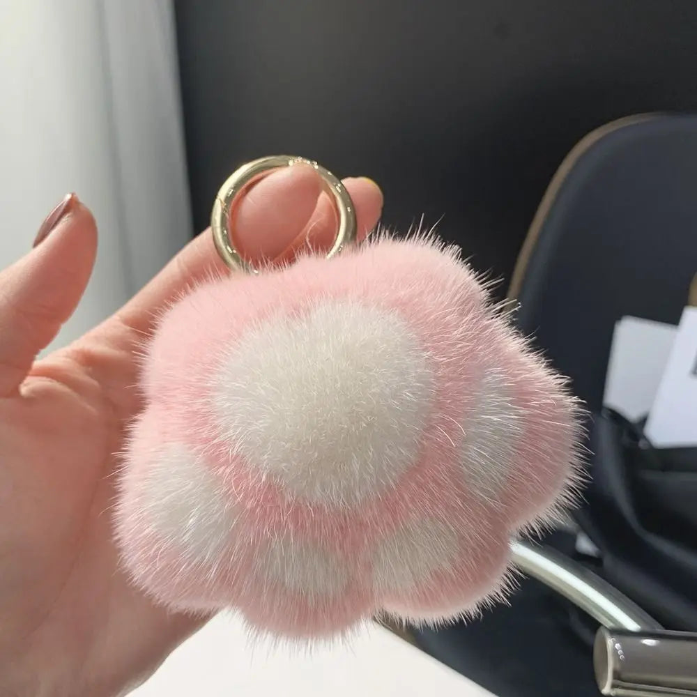 Fluffy Couple Keychain